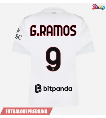 Lacne Ženy Futbalové dres AC Milan Goncalo Ramos #9 2026-27 Krátky Rukáv - Preč